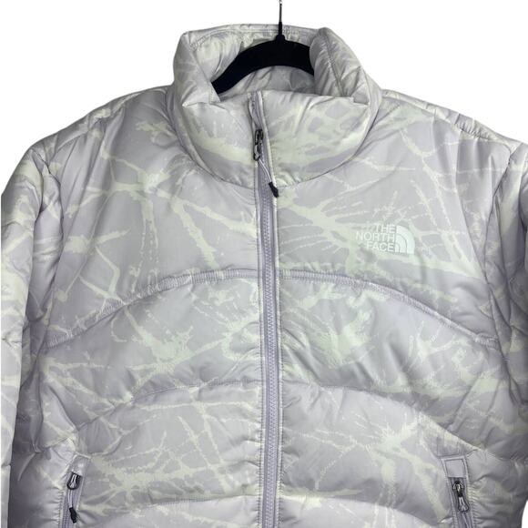 NWT The North Face TNF 2000 Puffer Lavender Print Jacket Women's Size Large - Picture 6 of 11